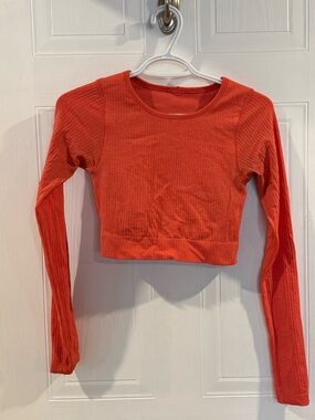 Women's Cropped Long-Sleeve Ribbed Top - Lululemon